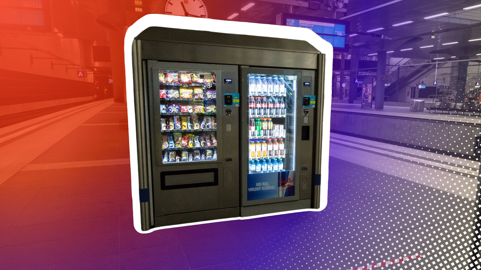 Snackautomaten sind die Lösung bei Heißhunger nachts um drei.