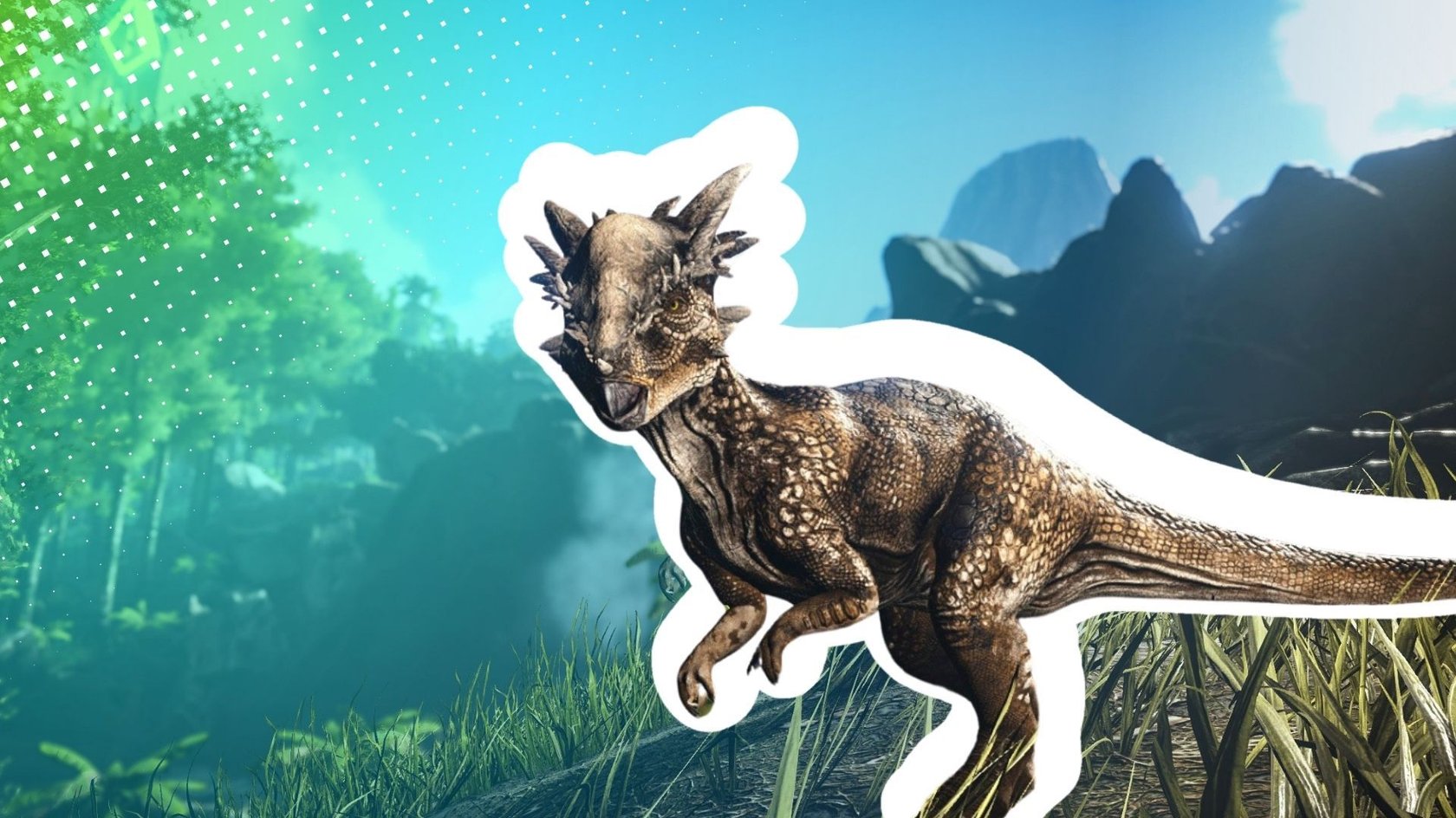 Ein Dino aus Ark: Survival Evolved.