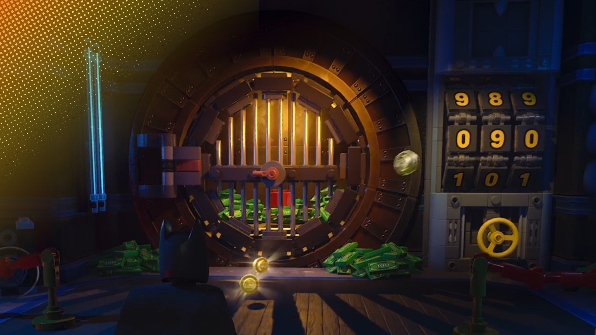Lego Batman: Enter the safe code in the Iceberg Lounge