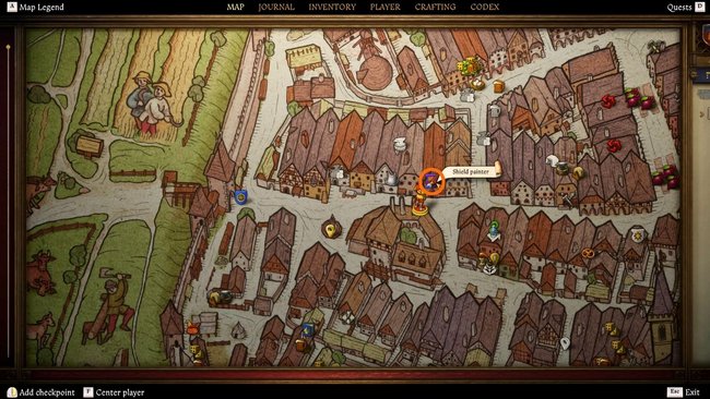 Voytas Laden befindet sich nahe dem Westeingang der Stadt Kuttenberg.