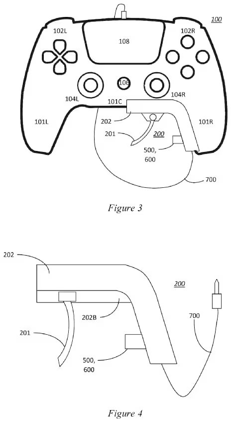 PS5 COntroller Pistole Patent