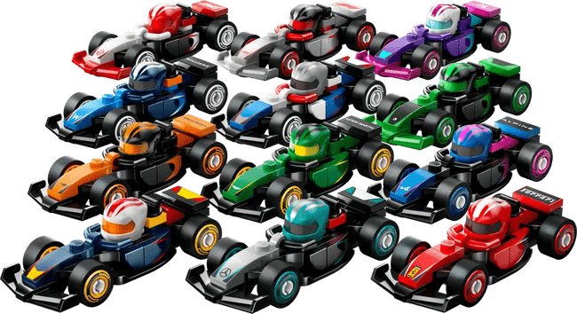 F1-Rennwagen zum Sammeln Lego