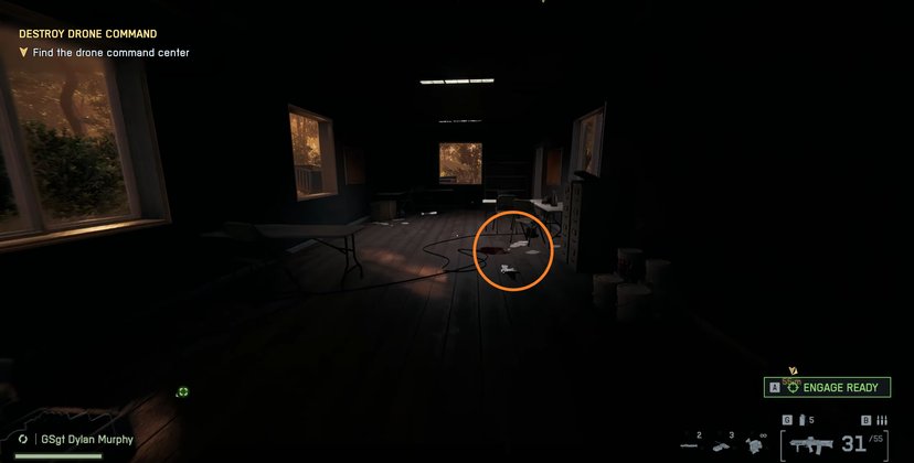 Das Bild zeigt den Fundort einer Erkennungsmarke in Battlefield 6.