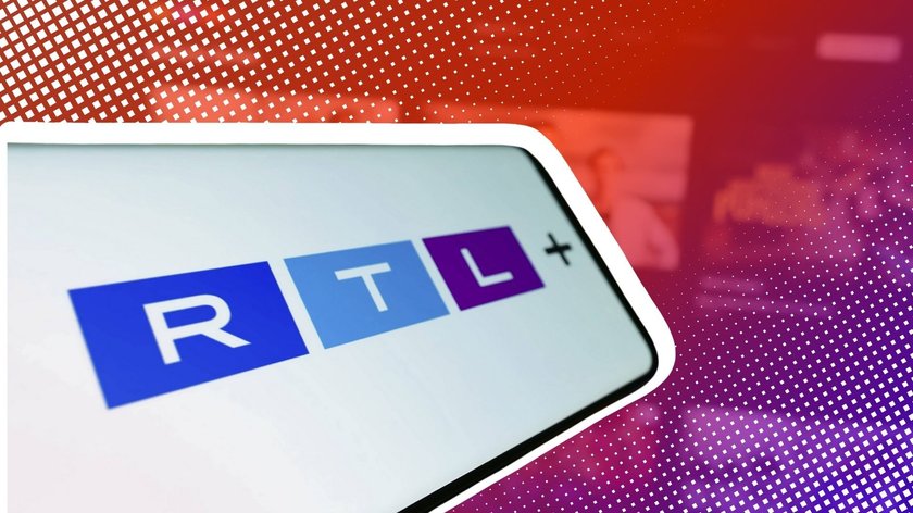 RTL+ Logo auf dem Smartphone