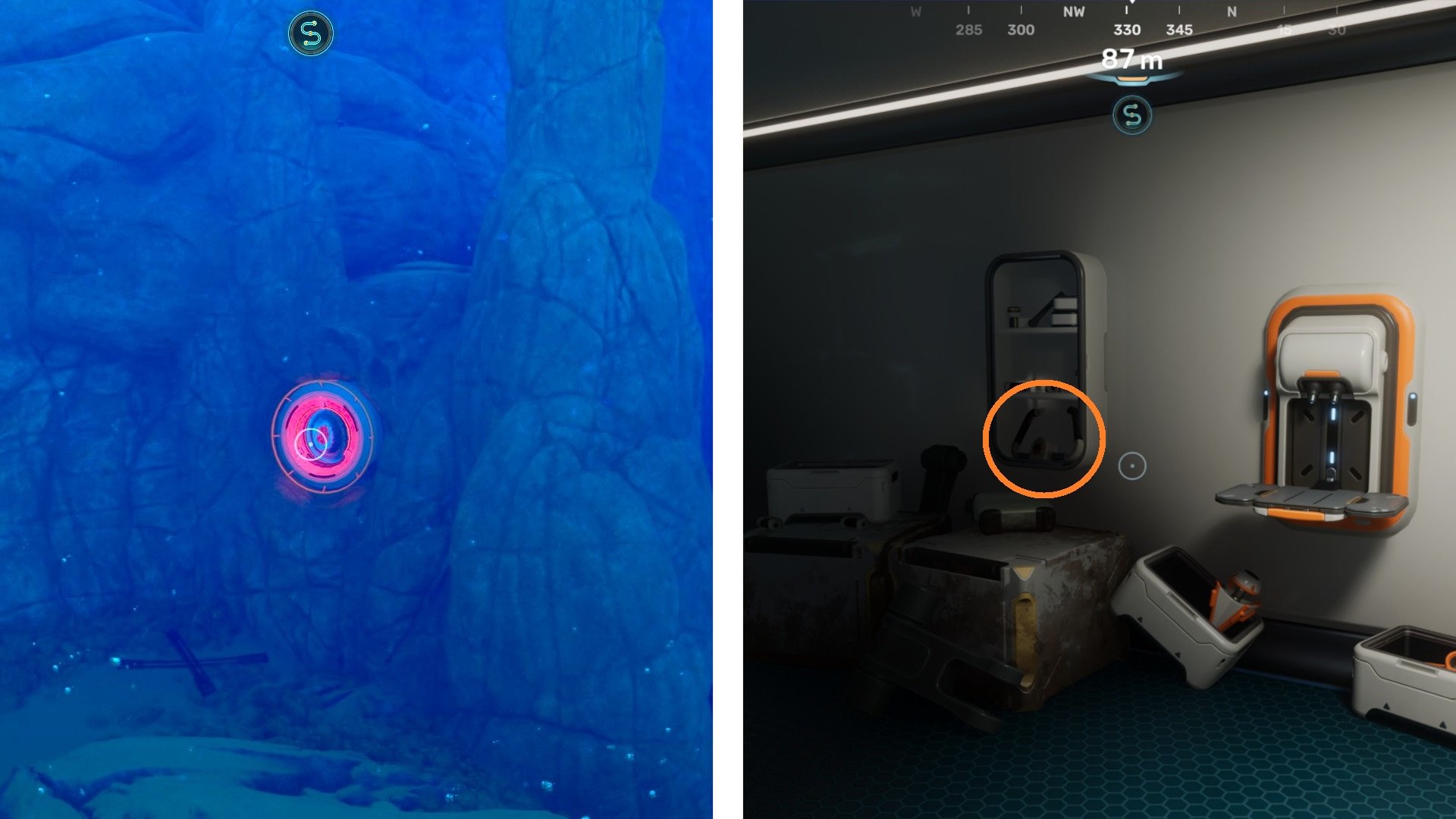 The second fragment can be found on a shelf in a colonist bunker.