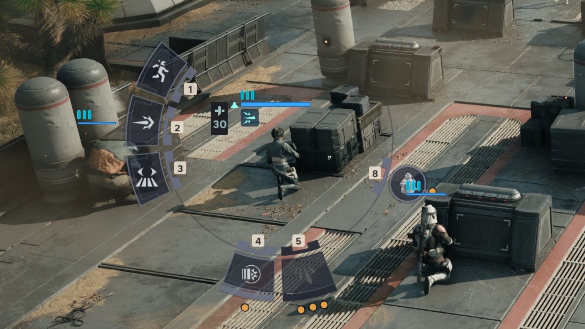Battle in Star Wars Zero Company