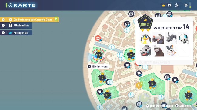 Wildsektor 14 in Pokémon-Legenden: Z-A.