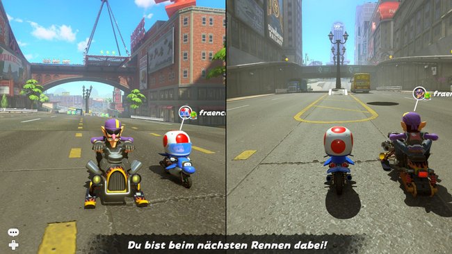 Mario Kart World: Splitscreen, Lobby