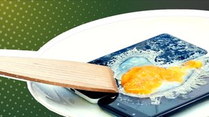 Wir haben auf Smartphones ein Spiegelei gebraten – weil es geht