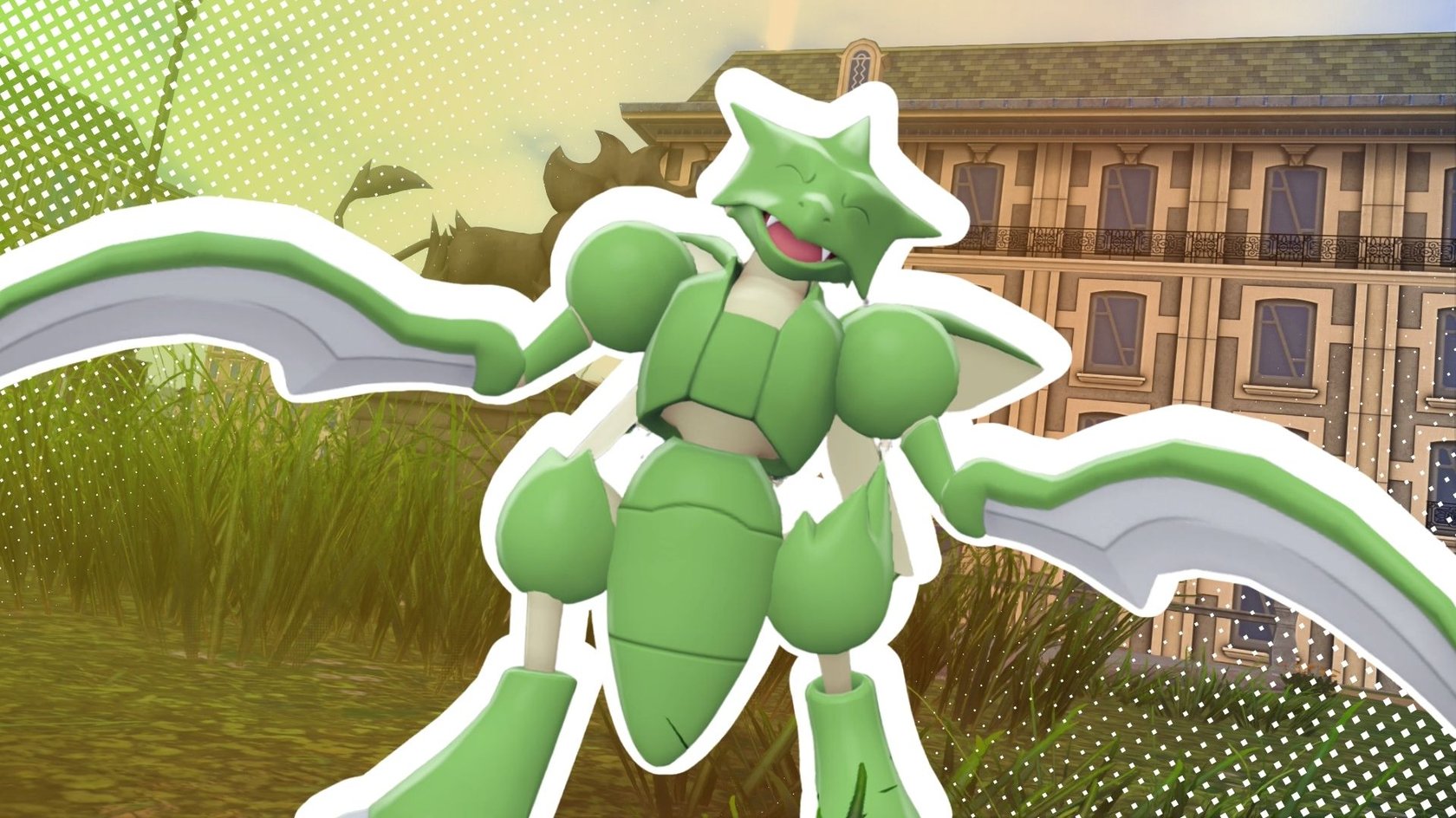 Ein glückliches Sichlor in Pokémon-Legenden Z-A. 