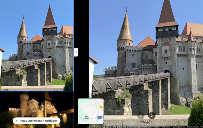 Schloss von Graf Orlok in Rumänien auf Google-Maps