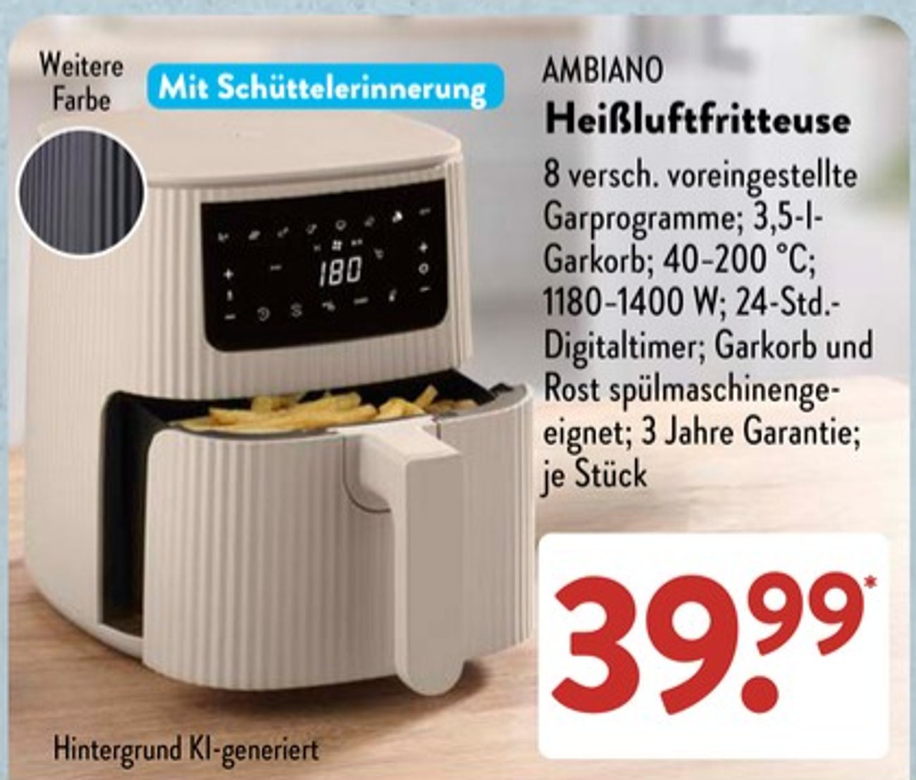 Aldi verkauft heute einen praktischen Küchenhelfer für 39,99 Euro