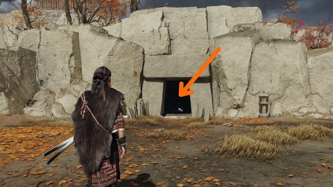 Fundort der "Gesang der Zikade"-Maske.