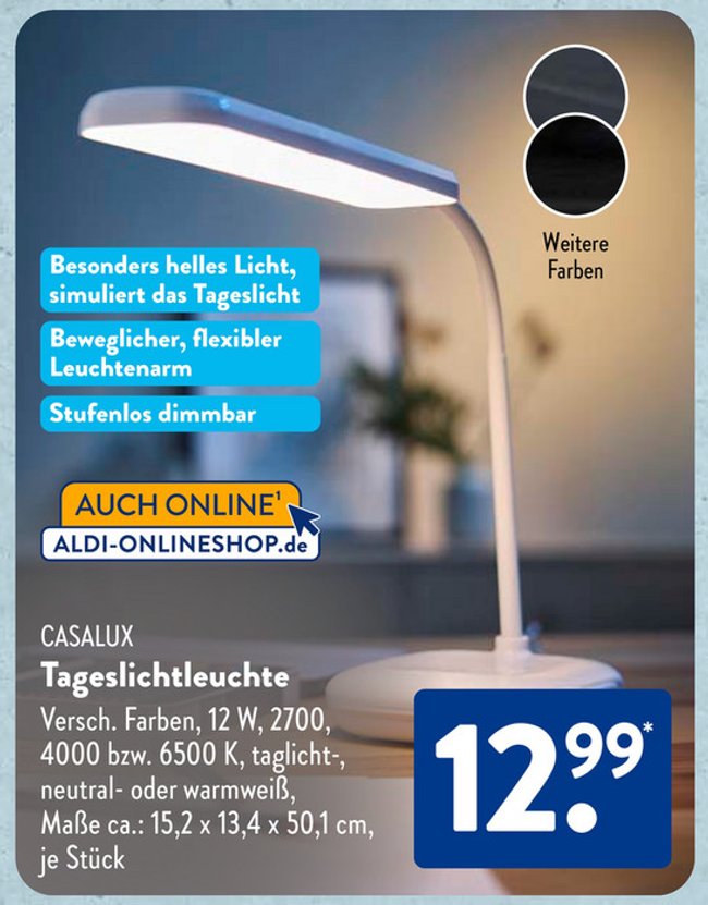 Aldi-Tageslichtlampe-Prospekt