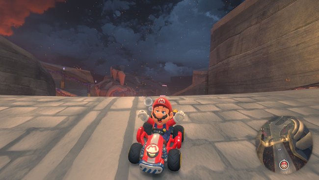 Mario Kart World: Mario gähnt