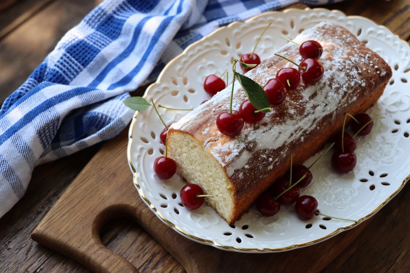 Kuchen mit Kirschen