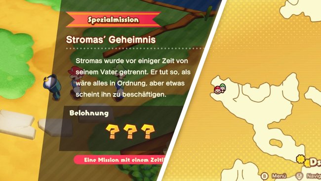 Fundort und Beschreibung der Nebenquest „Stromas’ Geheimnis“ in Mario & Luigi: Brothership.