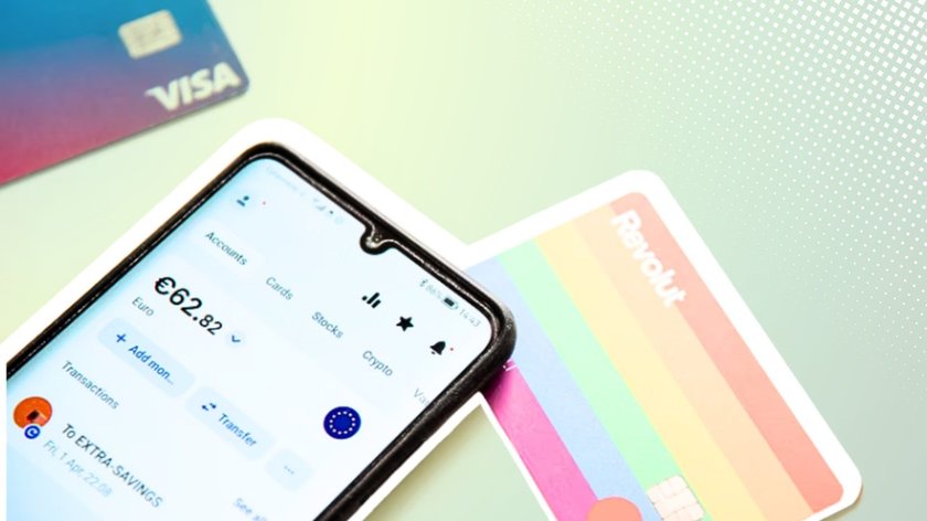 Revolut App auf einem Smartphone