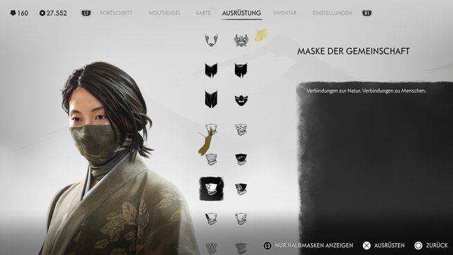 Maske der Gemeinschaft