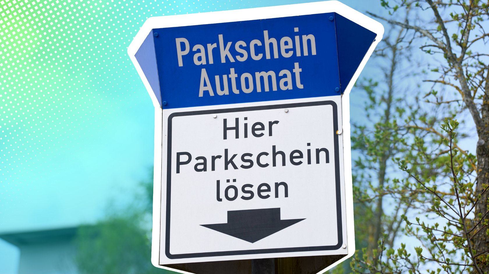 In manchen Städten gibt es Parkautomaten mit einer praktischen Funktion.