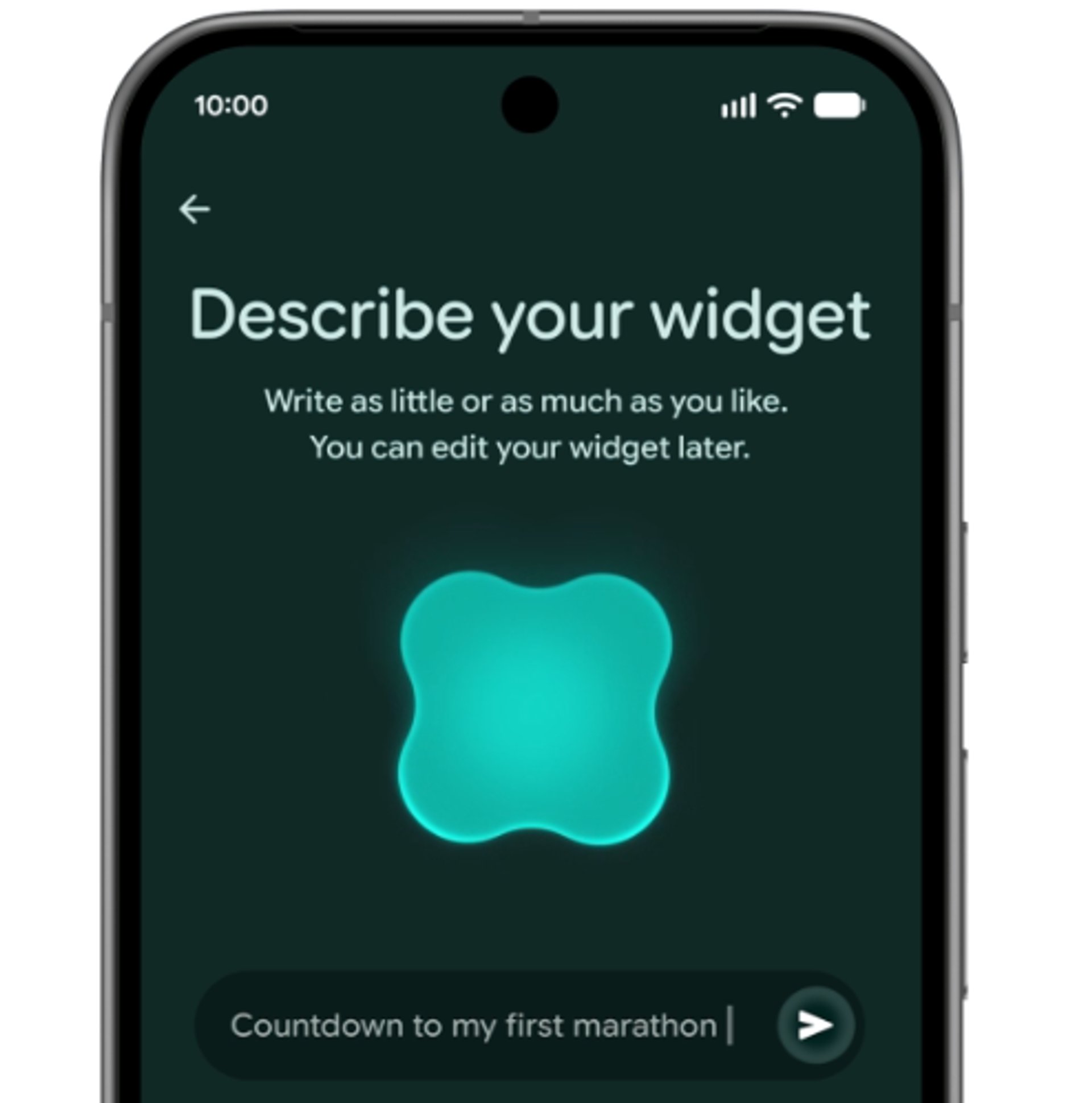 Создание собственного виджета в Android с Gemini AI
