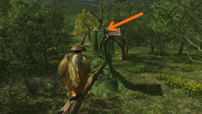 Fundort der "Goldene Erinnerungen"-Maske.