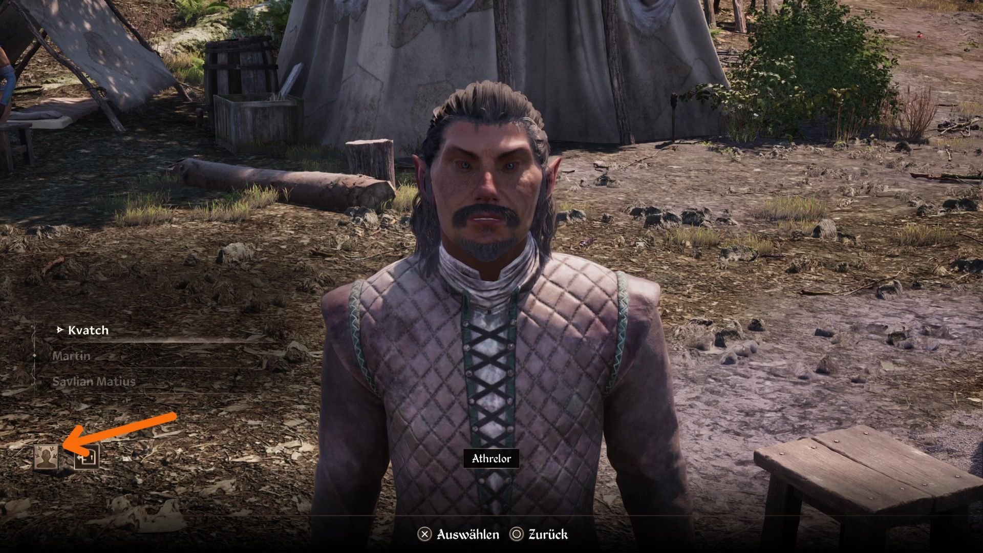 Symbol zum Starten von Überreden in Oblivion Remaster
