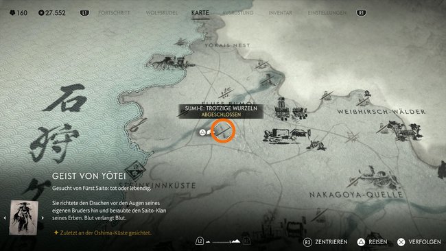 Fundort vom Sumi-e Trotzige Wurzeln