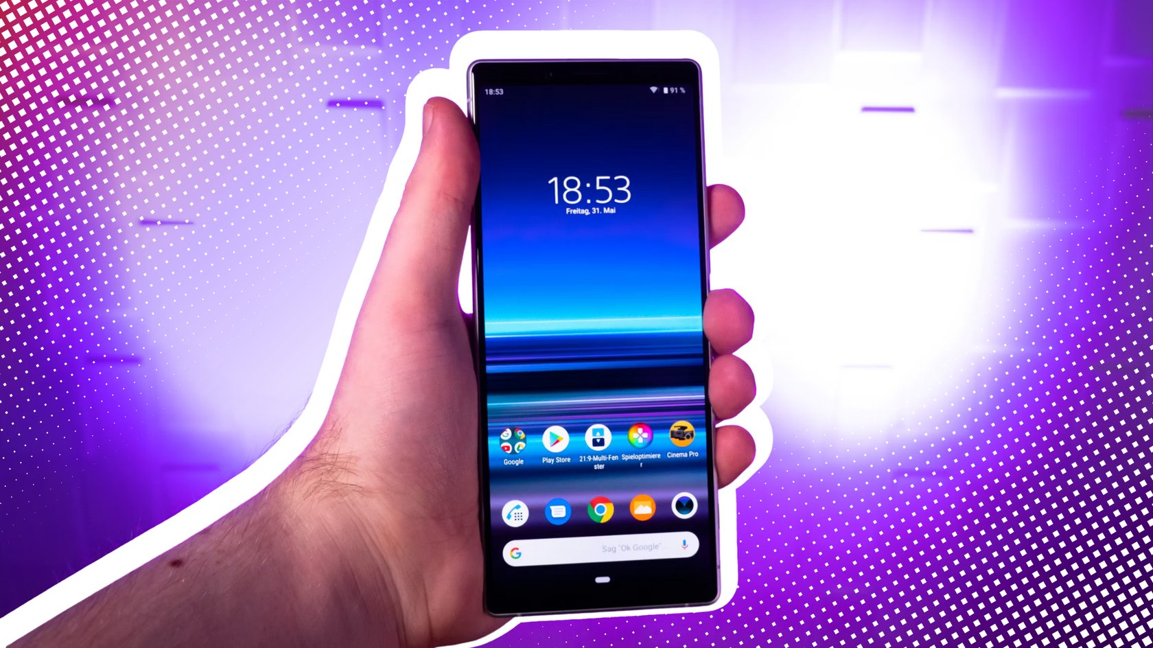 Ein&#x20;Sony&#x20;Xperia&#x20;Smartphone.