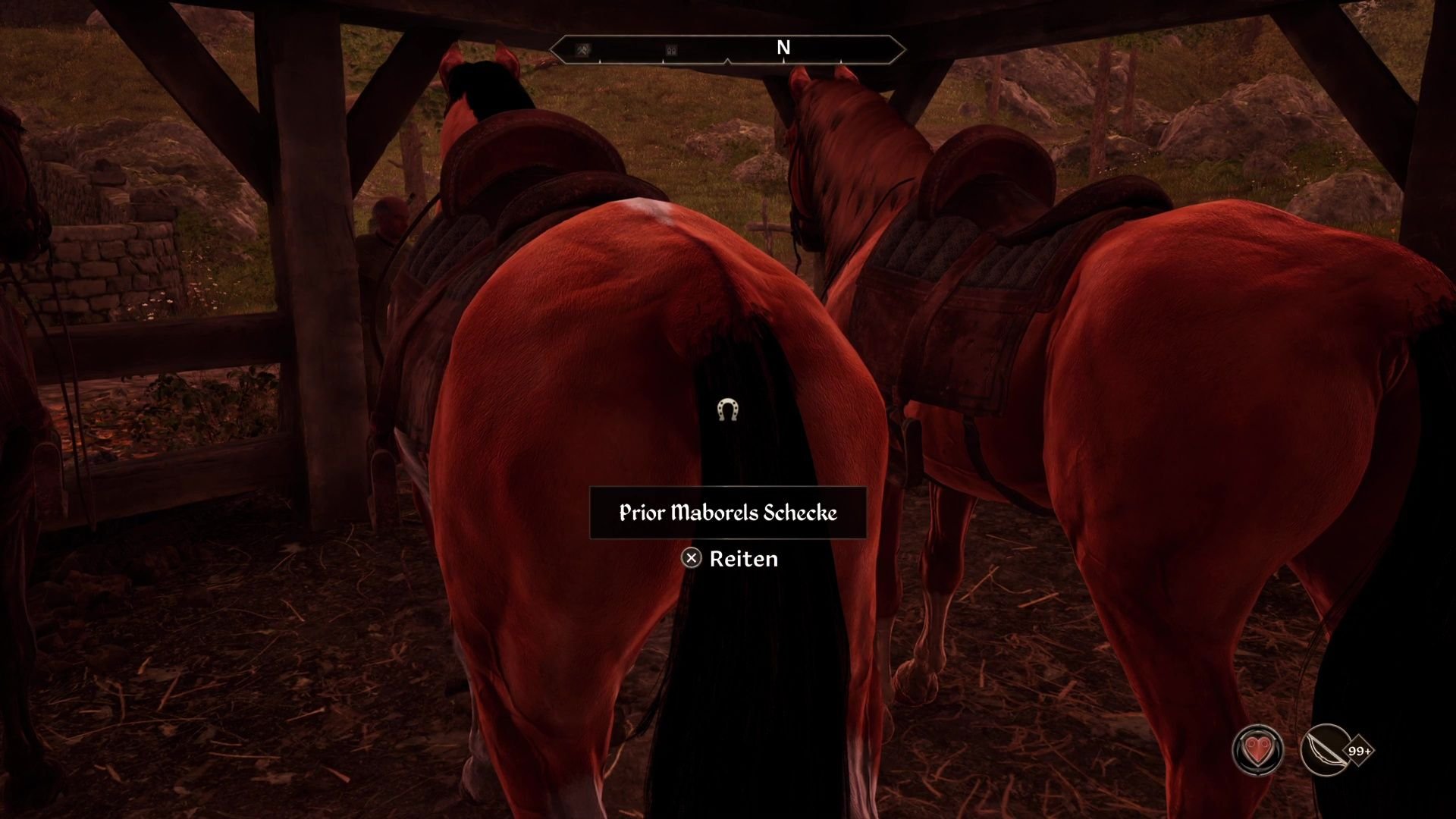 Das Pferd des Priors Maborel in Oblivion Remastered
