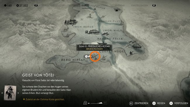 Fundort vom Sumi-e Friedliches Kotan