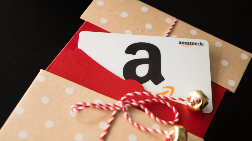 Ein Amazon-Gutschein als Geschenk