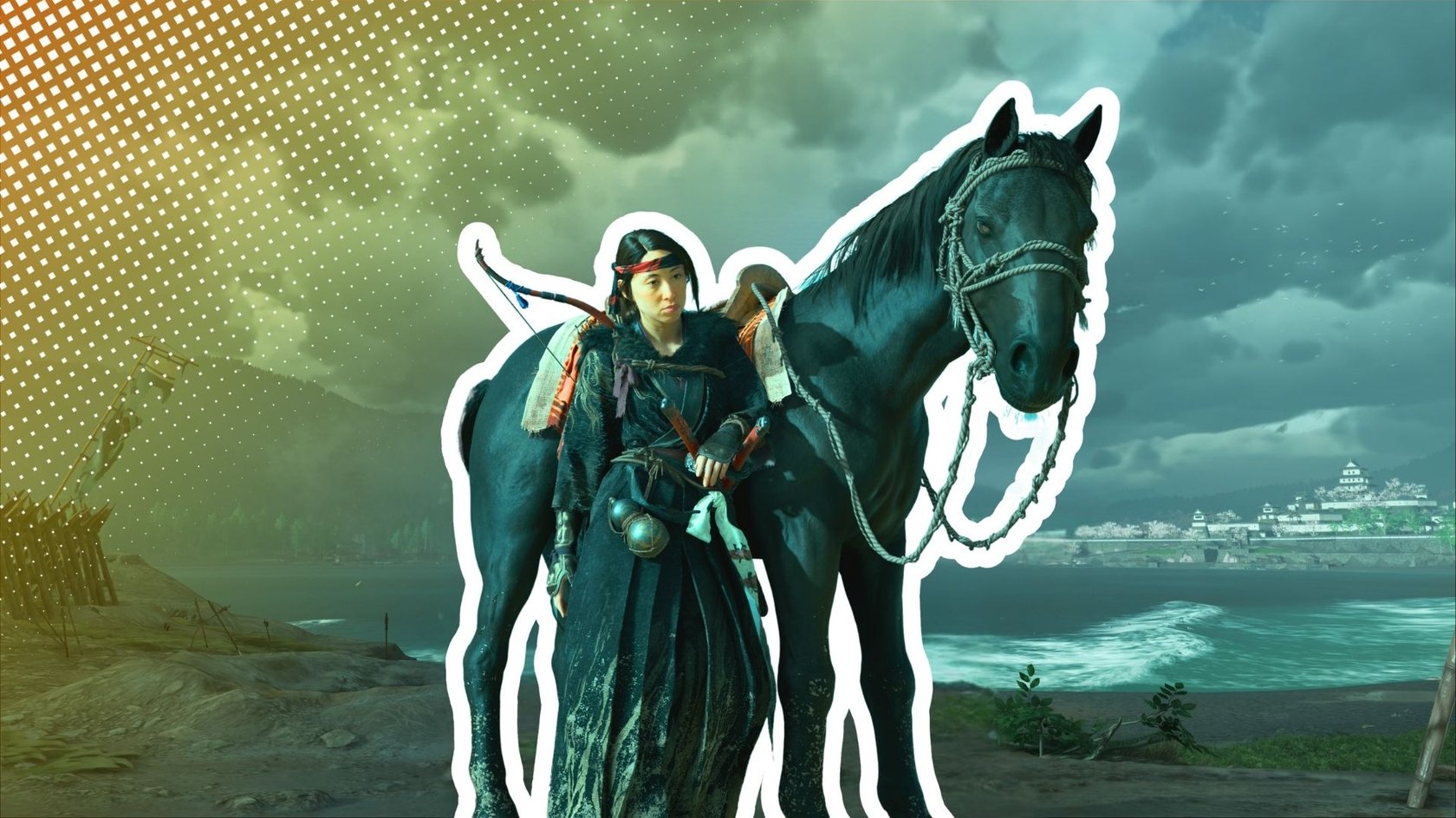 In Ghost of Yotei könnt ihr ein neues Pferd wählen, es benennen und verschiedene Sattel kaufen.