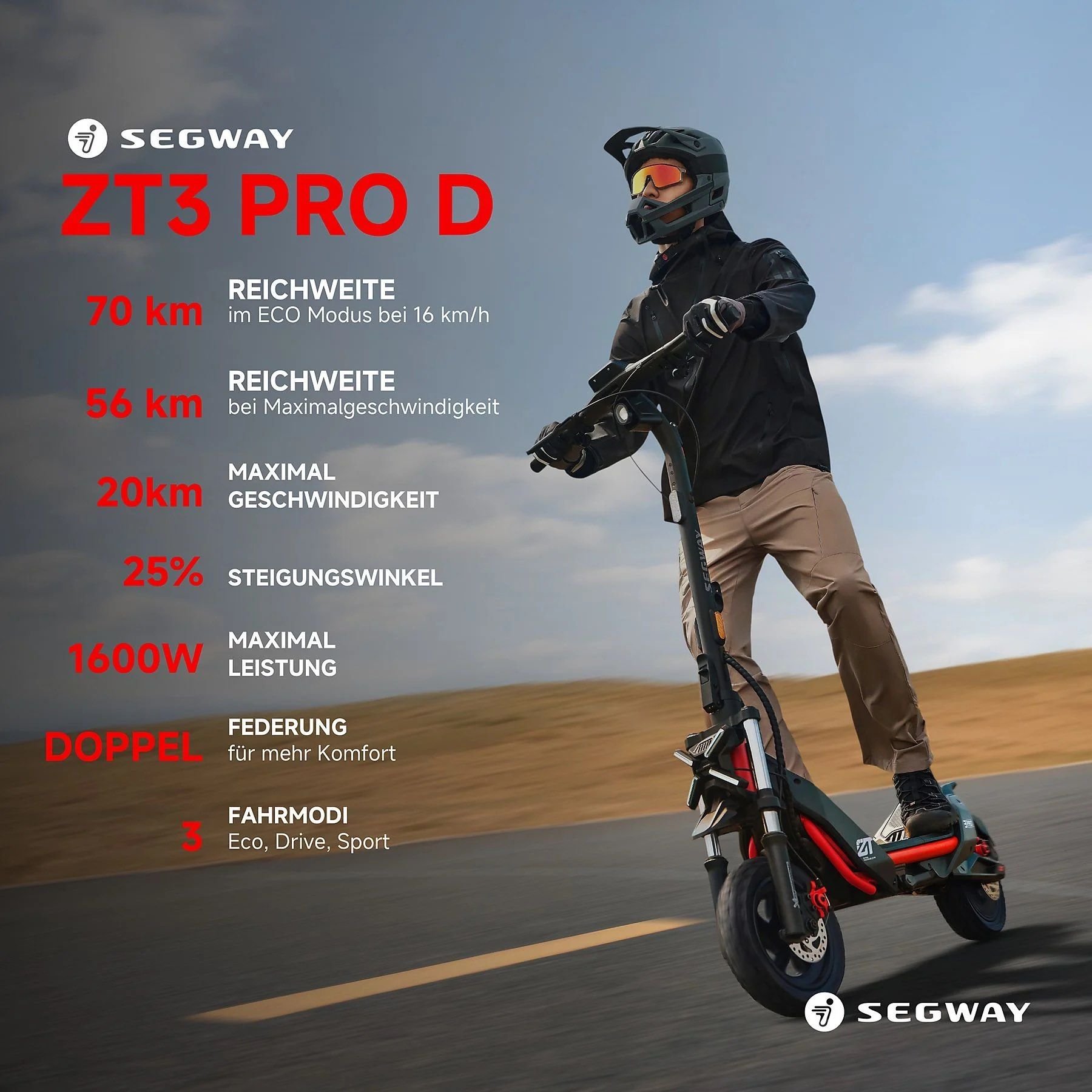 Segway ZT3 Pro Features