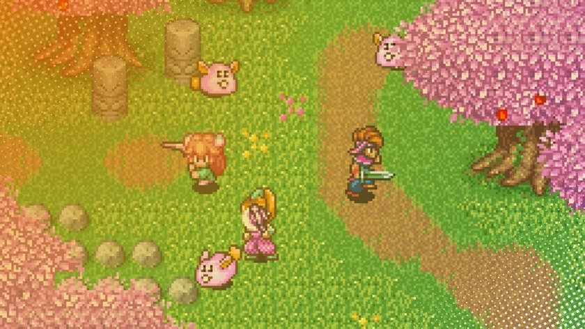 Secret of Mana auf dem SNES.