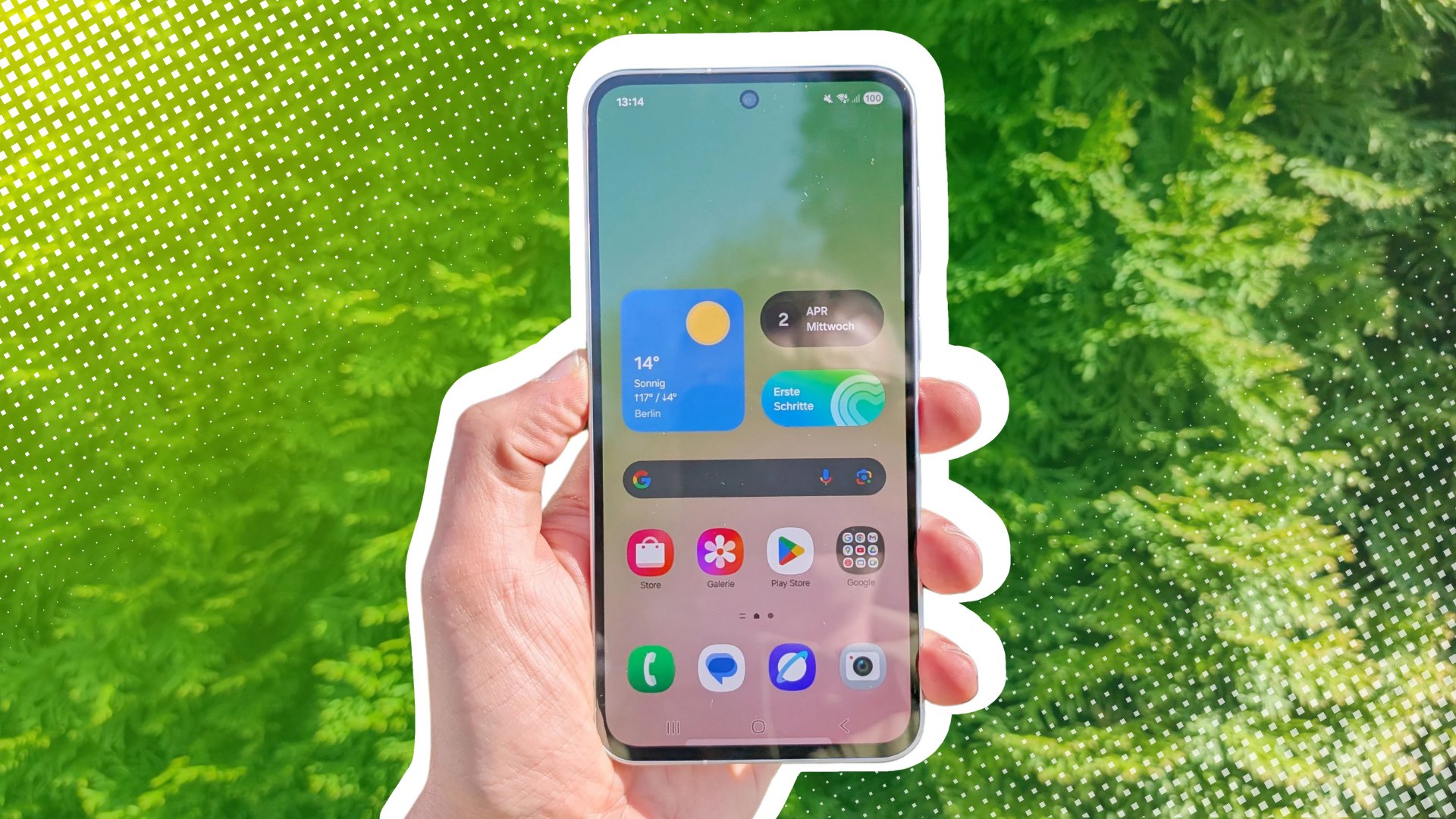 Уведомление об обновлении на смартфоне Samsung