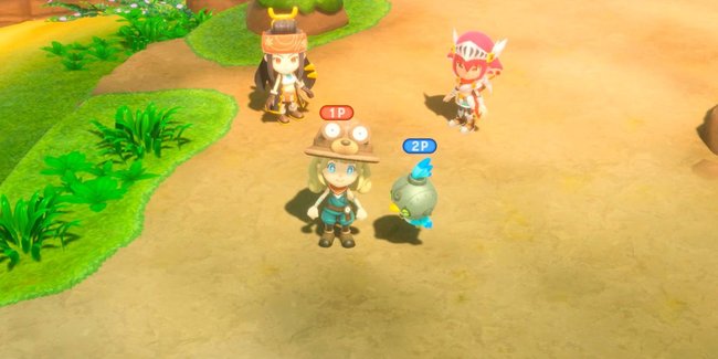 Das Bild zeigt zwei Spielfiguren aus Fantasy Life i.