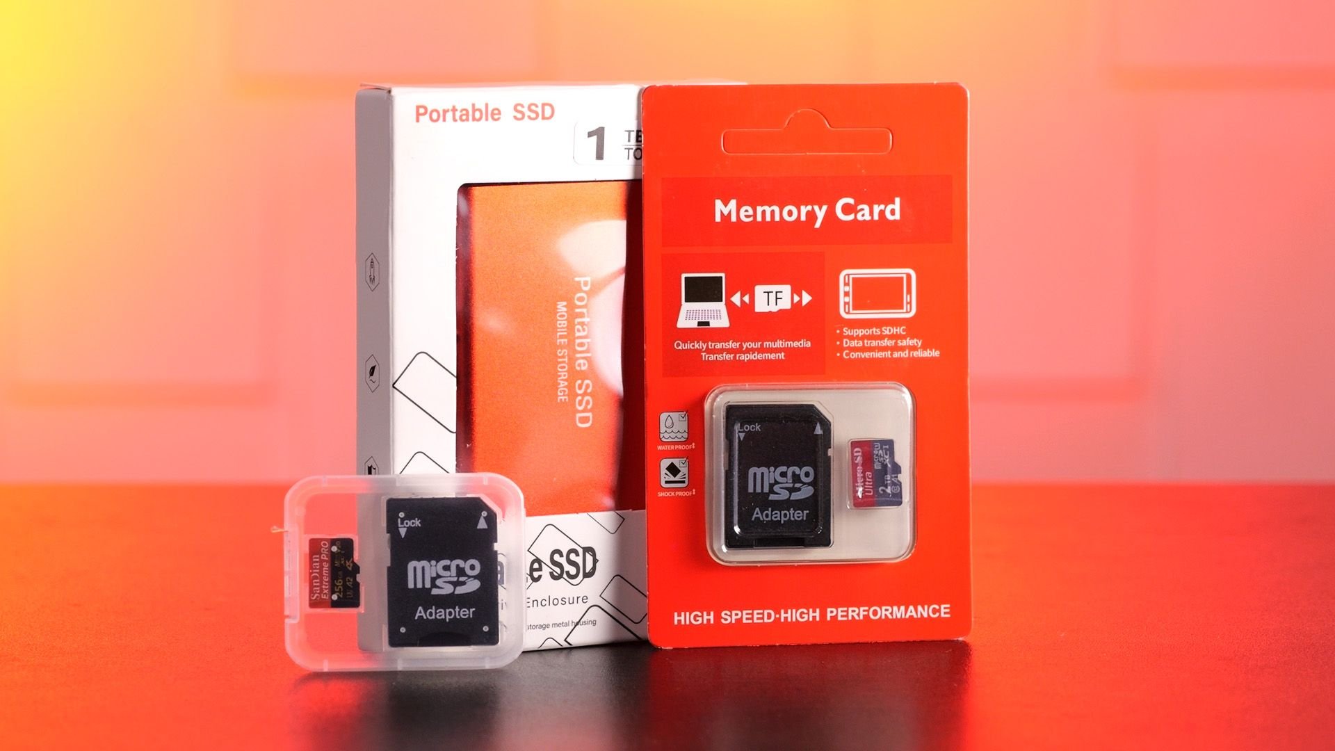 microSD-Karten und eine SSD mit zweifelhafter Qualität