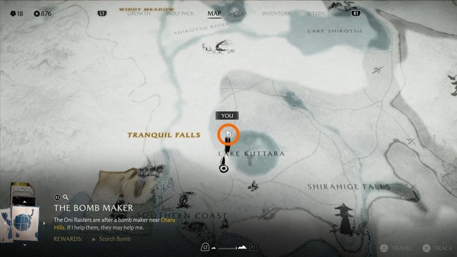 Fundort der Saphirflügel-Maske.