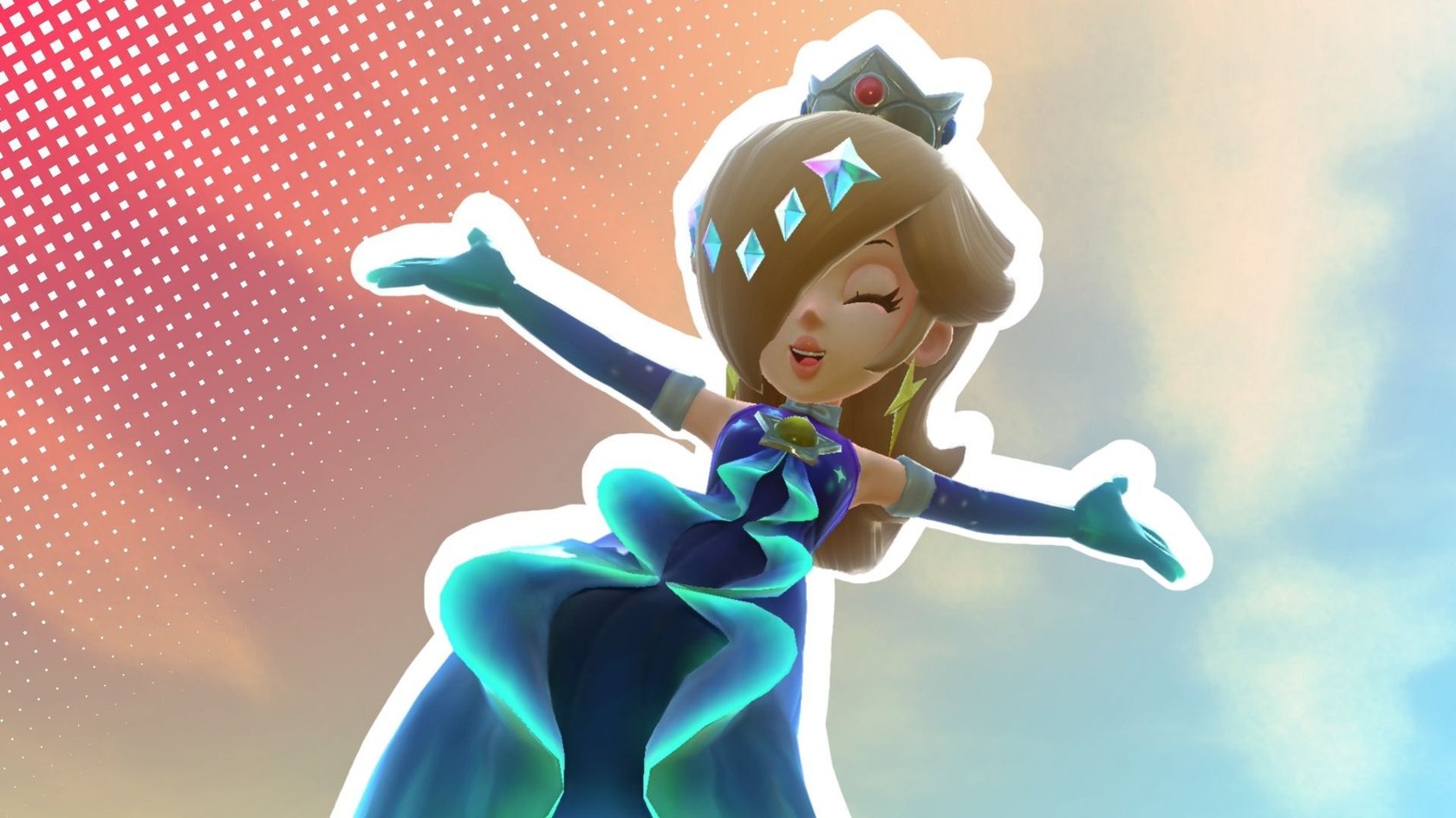 Rosalina in Mario Kart World.