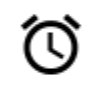 Wecker aktiv Symbol