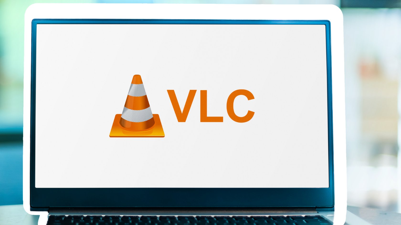 VLC Media Player auf einem Laptop