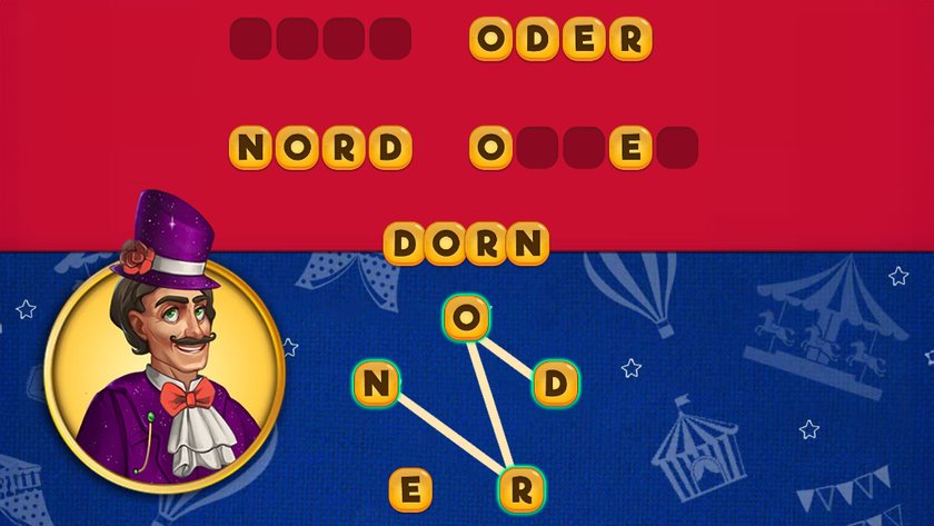 Screenshot des Spiels Circus Words