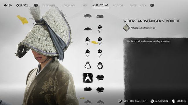 Widerstandsfähiger Strohhut