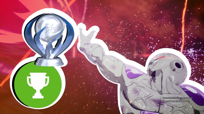 Trophäen- und Erfolge-Symbol im Angriffsbereich von Freezer aus Dragon Ball Z.