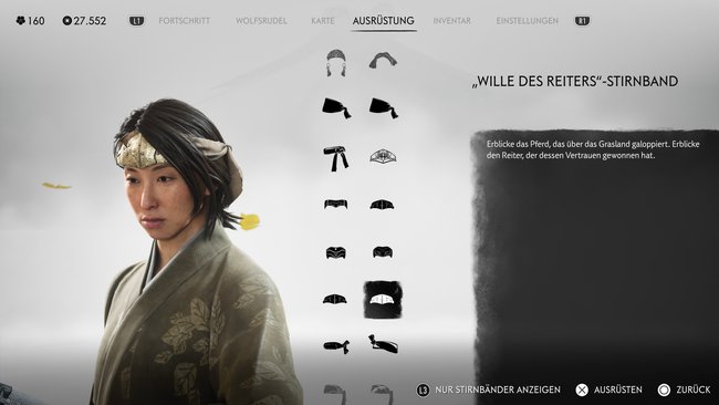 "Wille des Reiters"-Stirnband