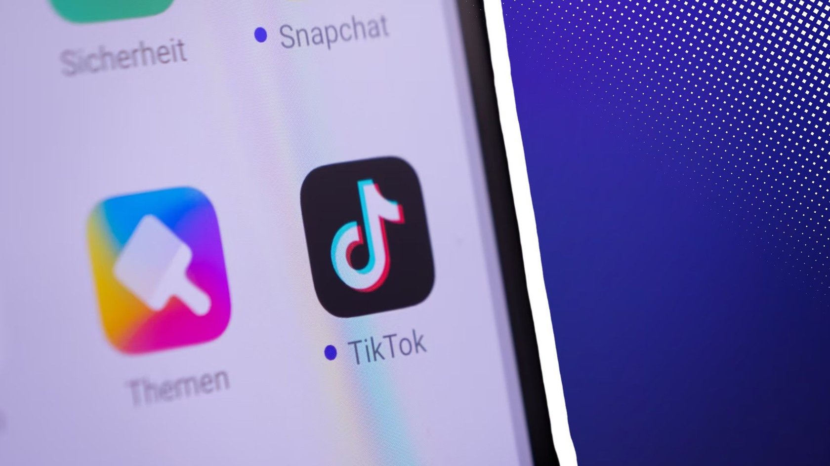 TikTok App auf Xiaomi-Smartphone