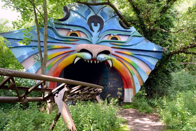 Achterbahntunnel Spreepark Berlin