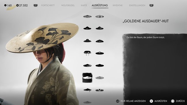 "Goldene Ausdauer"-Hut