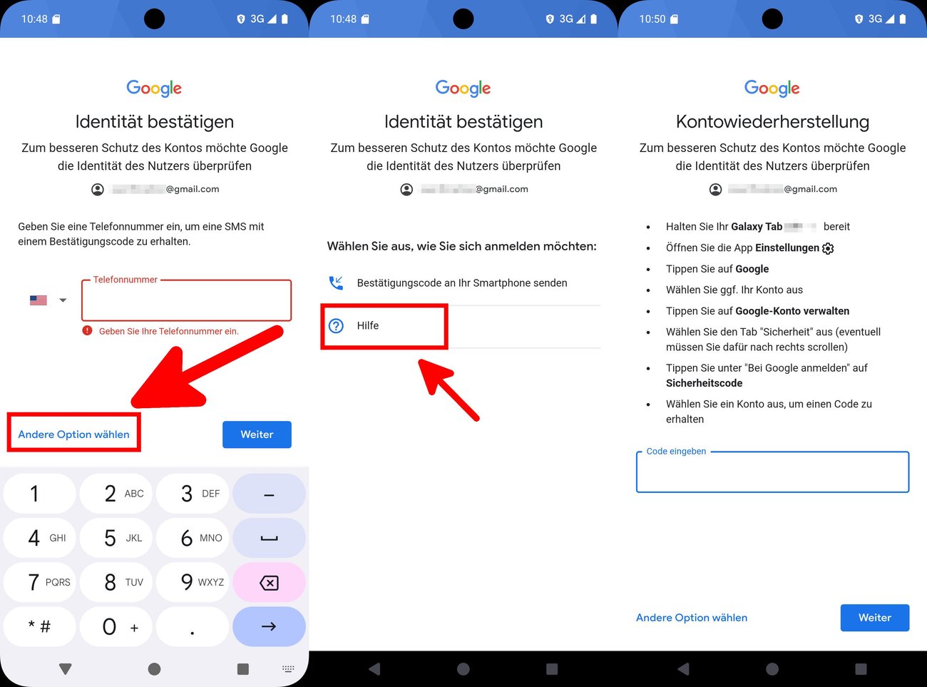 GoogleKonto ohne Telefonnummer erstellen & bestätigen (in 2024)